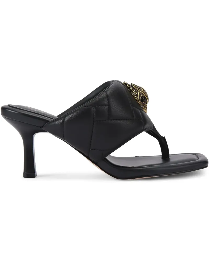 Kurt Geiger Puff Sandalen 70mm - Schwarz Schwarz