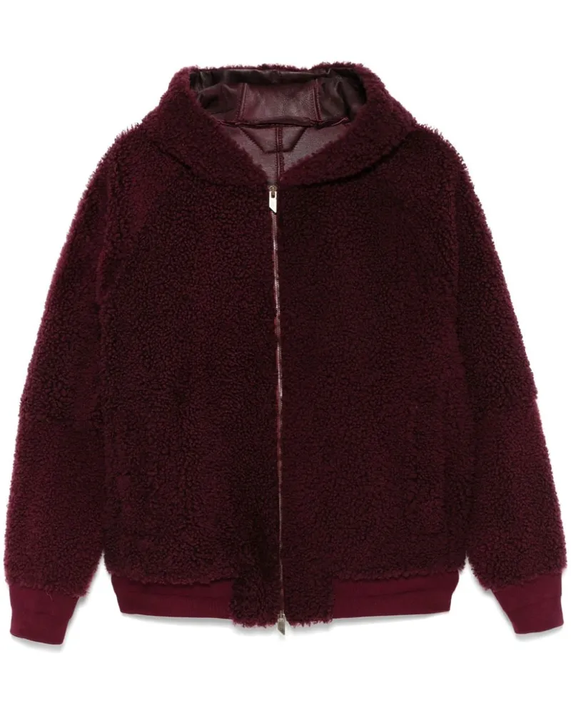 Salvatore Santoro Jacke aus Faux Shearling - Rot Rot