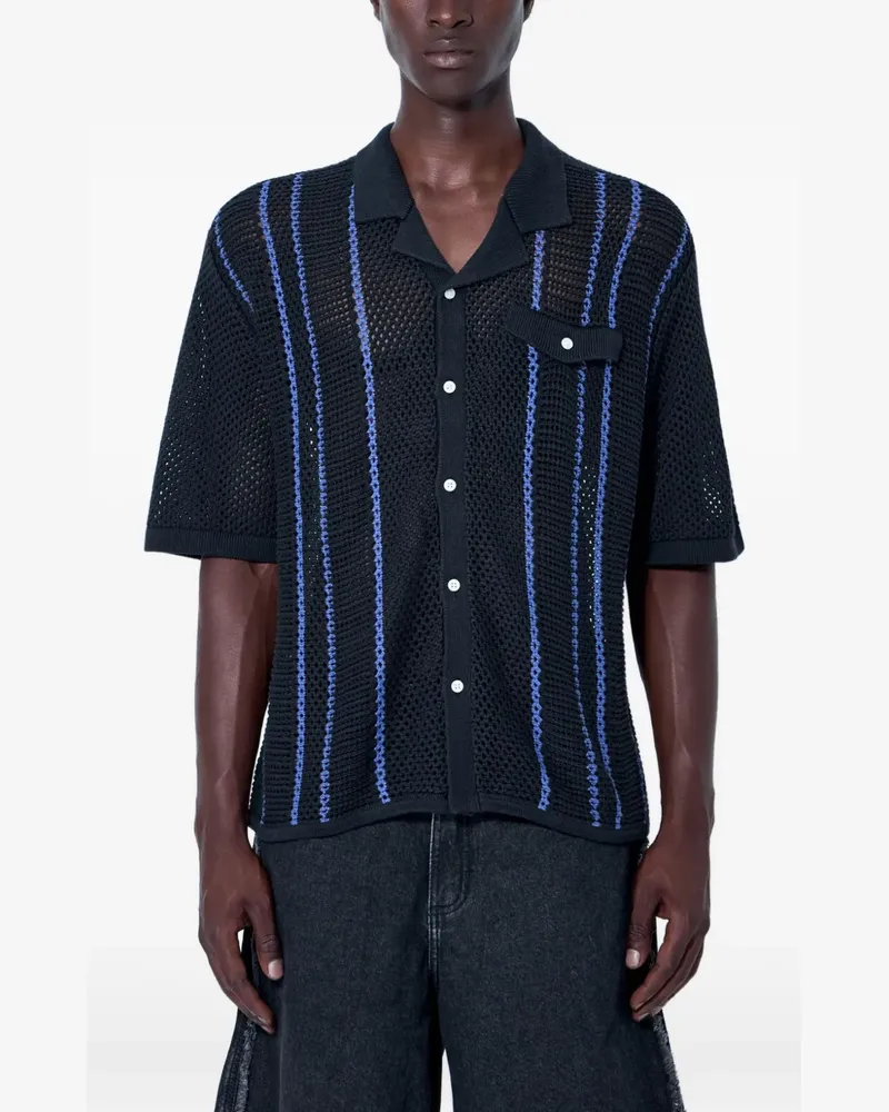 Vans open-knit short-sleeve shirt - Schwarz Schwarz