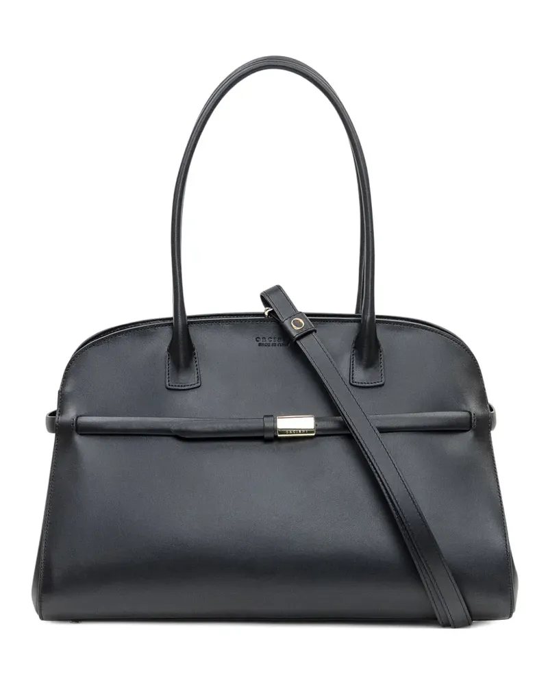 Orciani Große Alba Schultertasche - Schwarz Schwarz