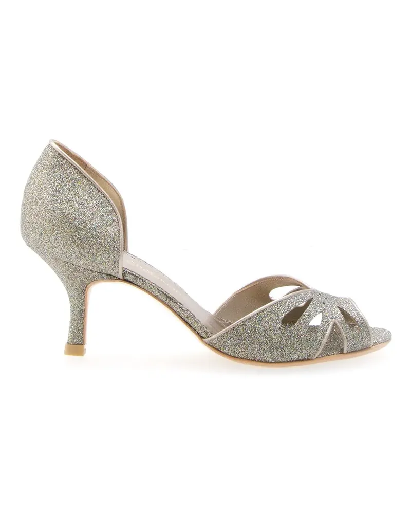 Sarah Chofakian Sandalen aus Leder - Metallic Metallic
