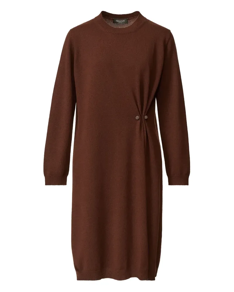 Fabiana Filippi Geknöpftes Kleid mit Twist-Detail - Braun Braun