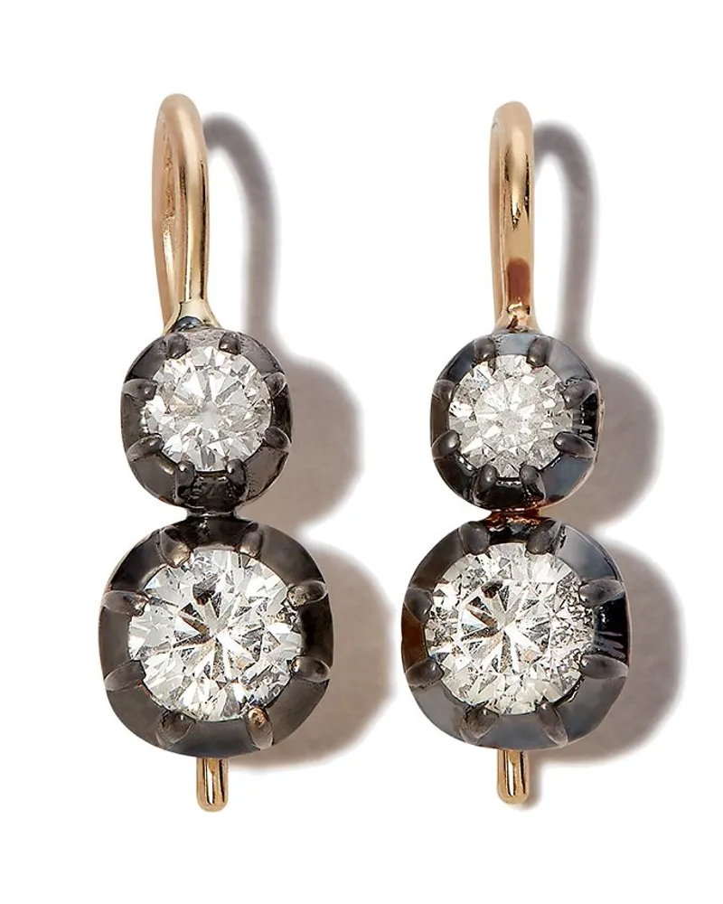 Jacquie Aiche 14kt Gelbgoldohrringe mit Diamanten