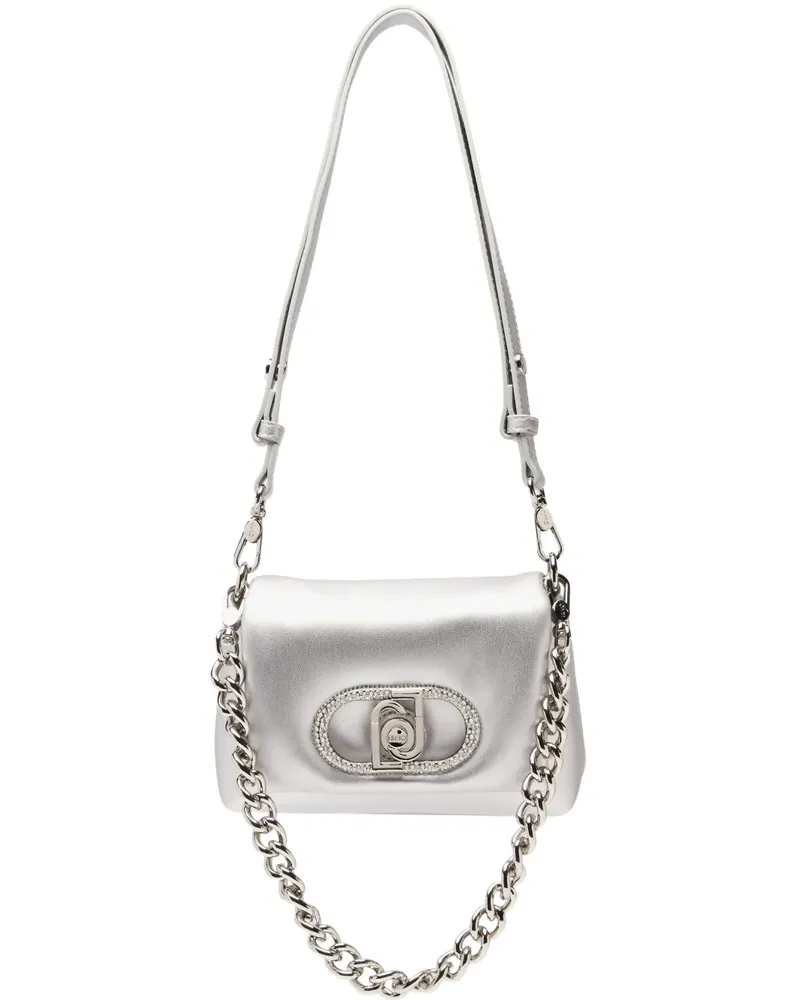 Liu Jo LaPuffy nappa effect chain bag - Silber Silber