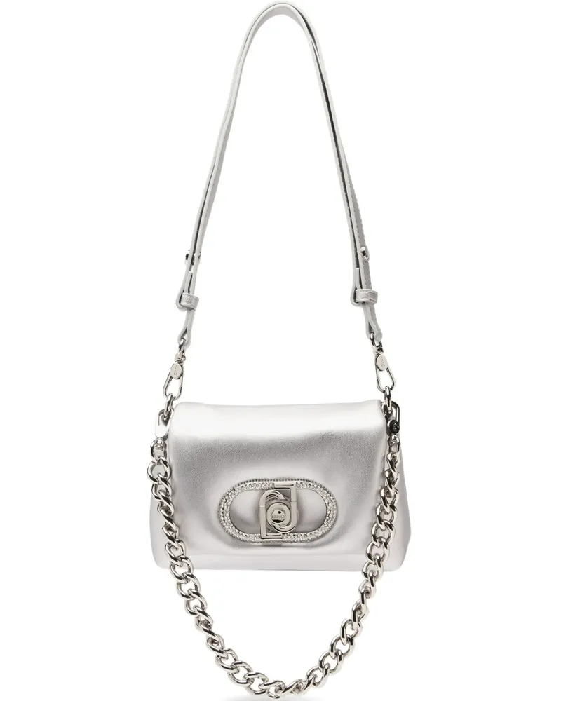Liu Jo LaPuffy nappa effect chain bag - Silber Silber