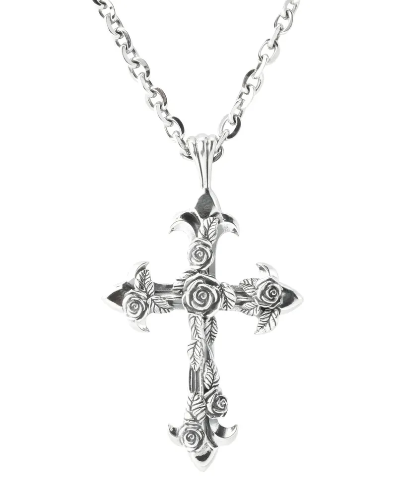 Emanuele Bicocchi Fleury Cross necklace - Silber Silber