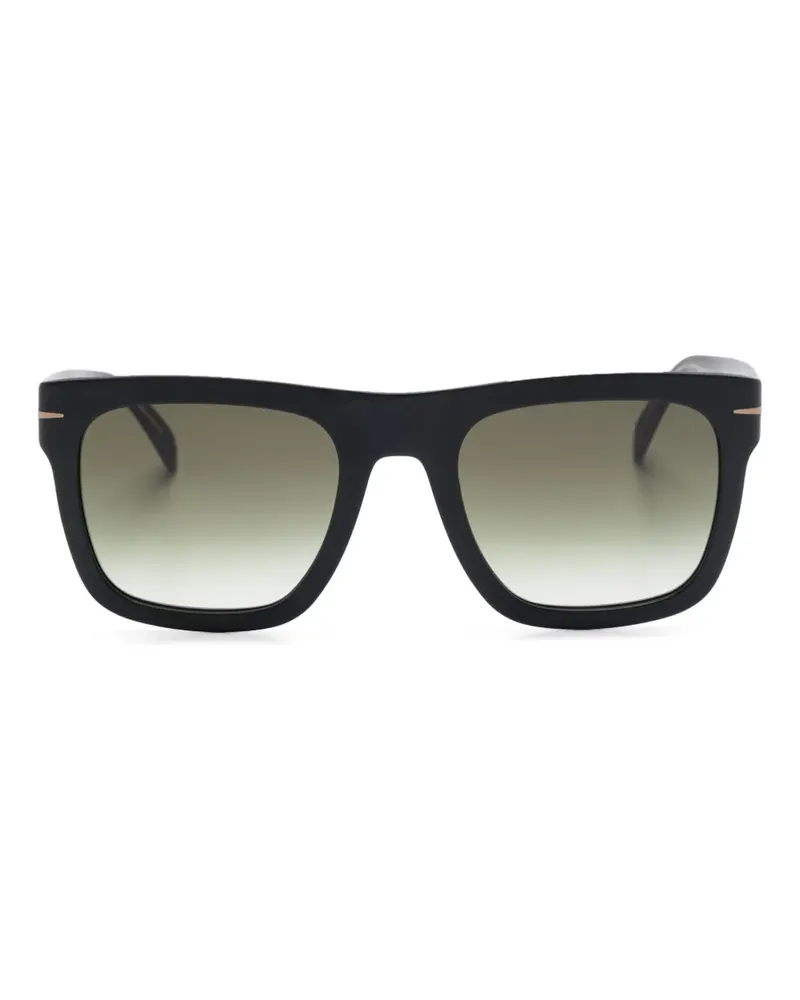 EYEWEAR by DAVID BECKHAM Sonnenbrille mit flacher Oberseite - Schwarz Schwarz