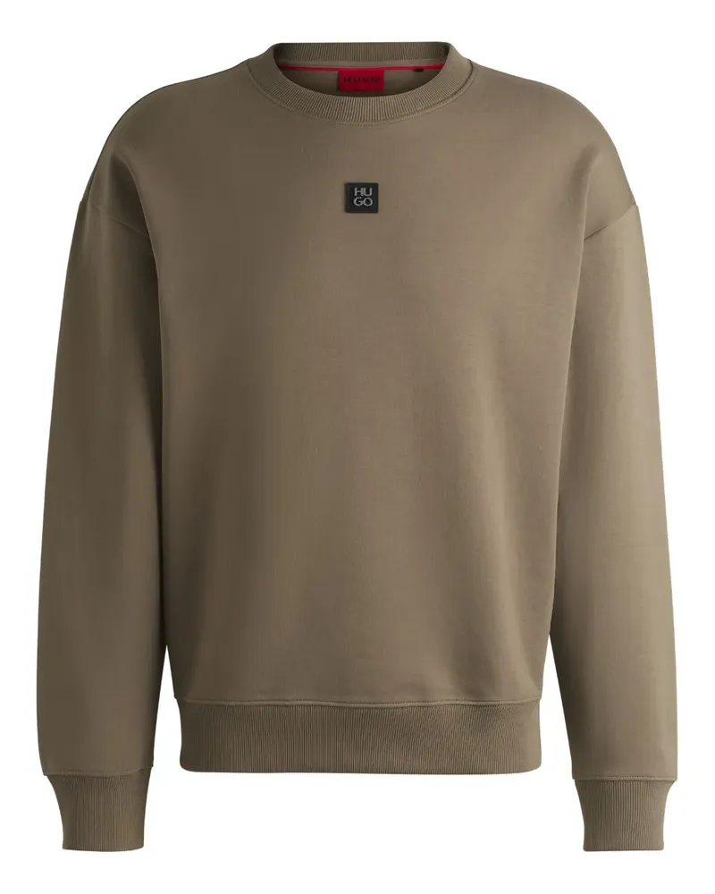HUGO BOSS Sweatshirt mit Logo - Braun Braun