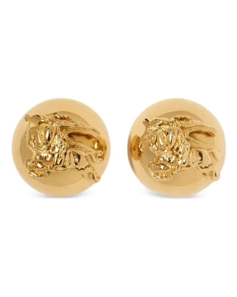 Burberry Kugel-Ohrstecker mit Equestrian-Knight - Gold Gold
