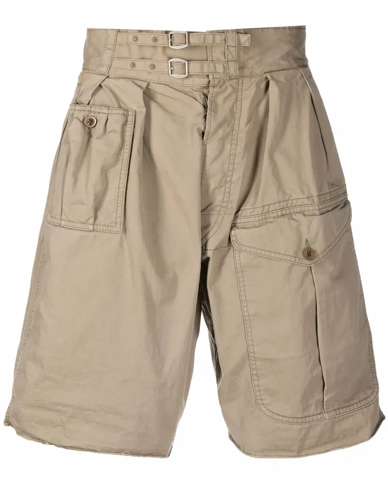 Maison Margiela Cargo-Shorts mit hohem Bund - Braun Braun