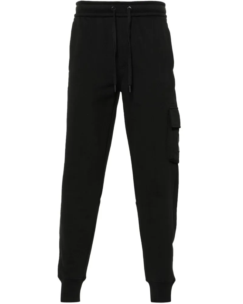 Calvin Klein Jogginghose mit Logo-Patch - Schwarz Schwarz