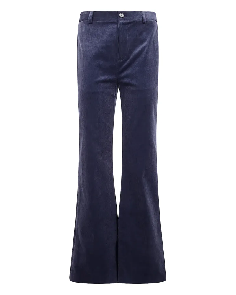 Ralph Lauren corduroy flared trousers - Blau Blau