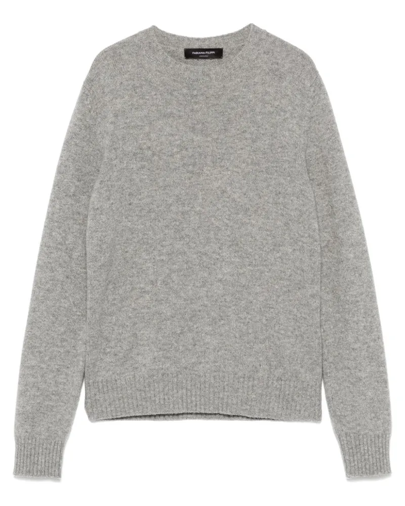Fabiana Filippi Pullover mit Rundhalsausschnitt - Grau Grau