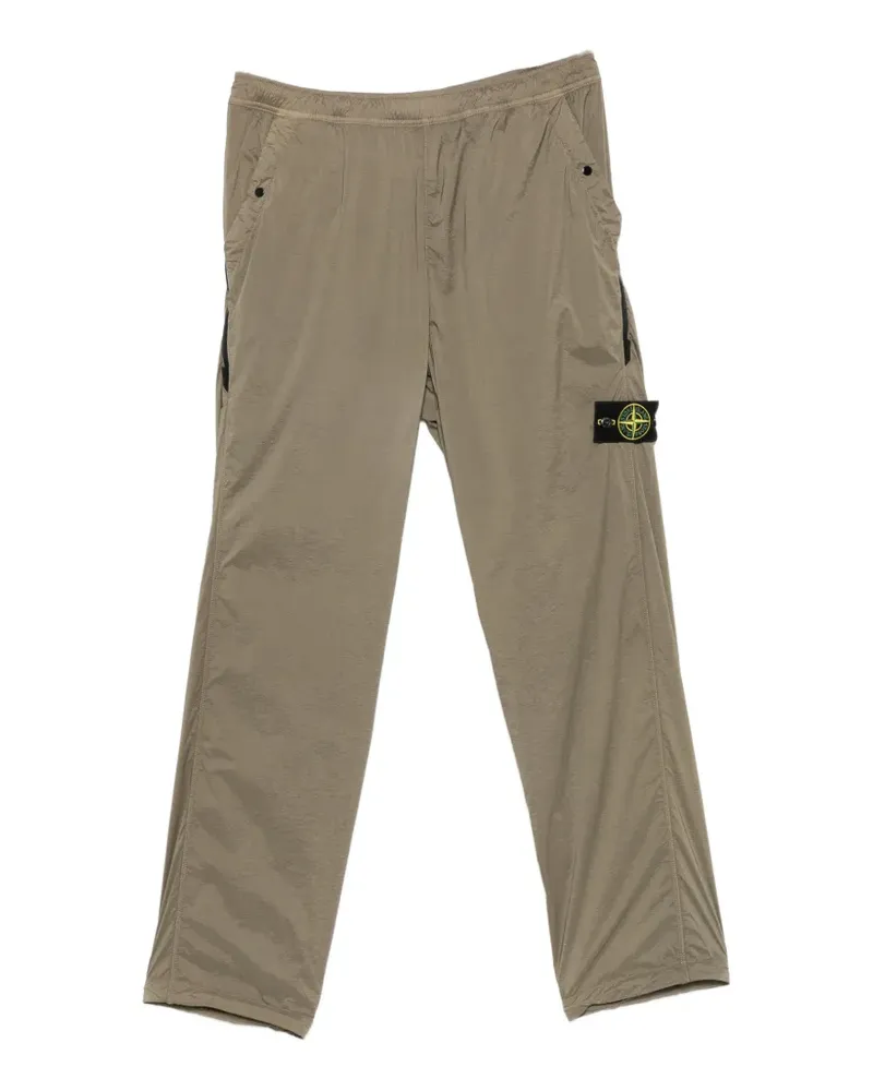 Stone Island Compass-motif track pants - Grün Grün