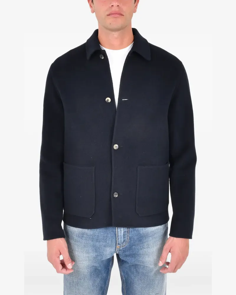 Jacob Cohën patch pocket overshirt - Blau Blau