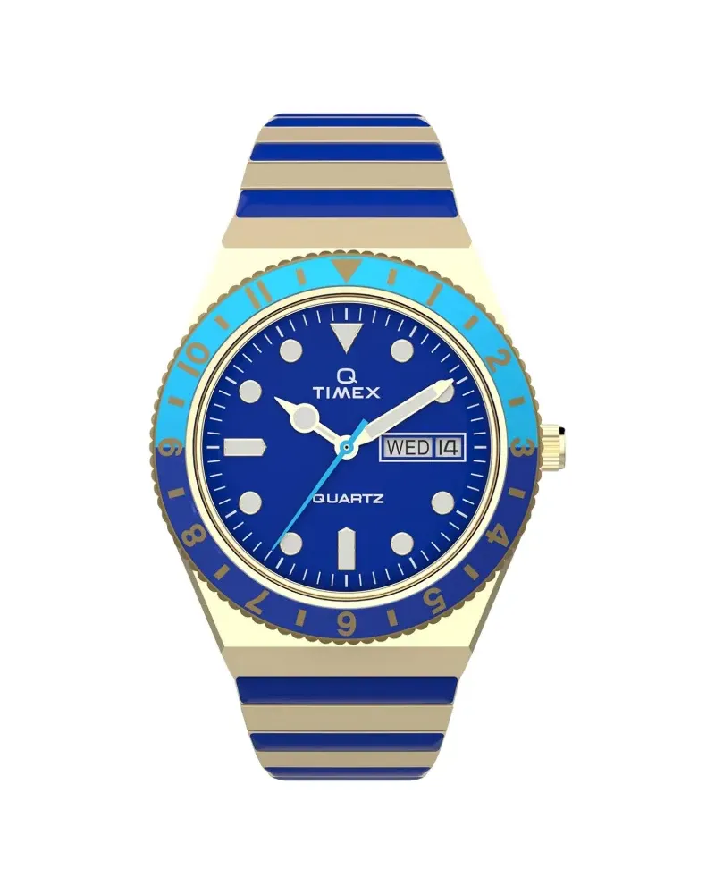 Timex Q Malibu 36mm - Blau Blau