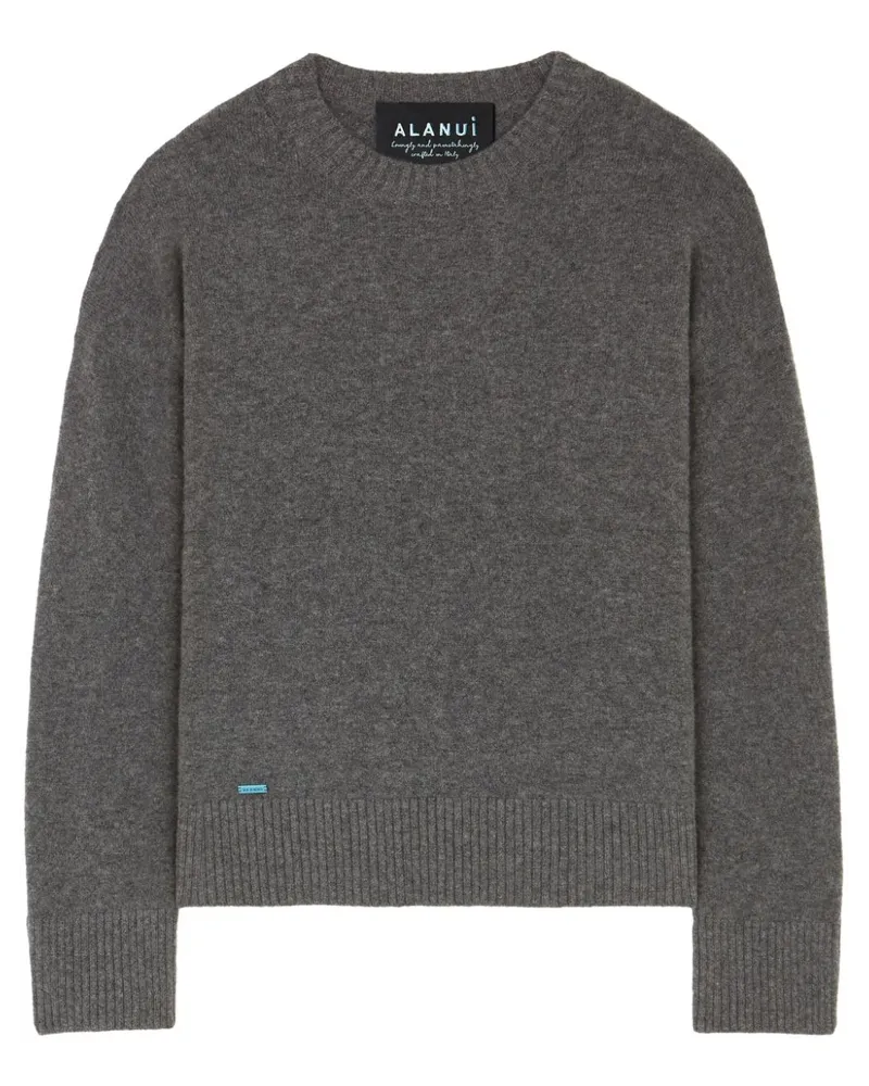 Alanui Pullover mit rundem Ausschnitt Grau