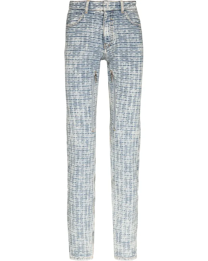 Givenchy Hose mit 4G-Muster - Blau Blau