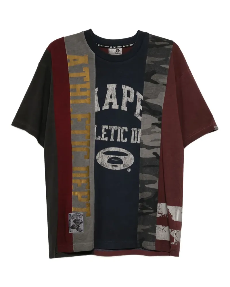 BAPE T-Shirt mit Logo-Print - Rot Rot