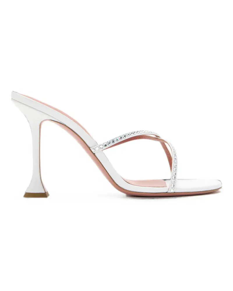 Amina Muaddi Sally 95 sandals - Weiß Weiß