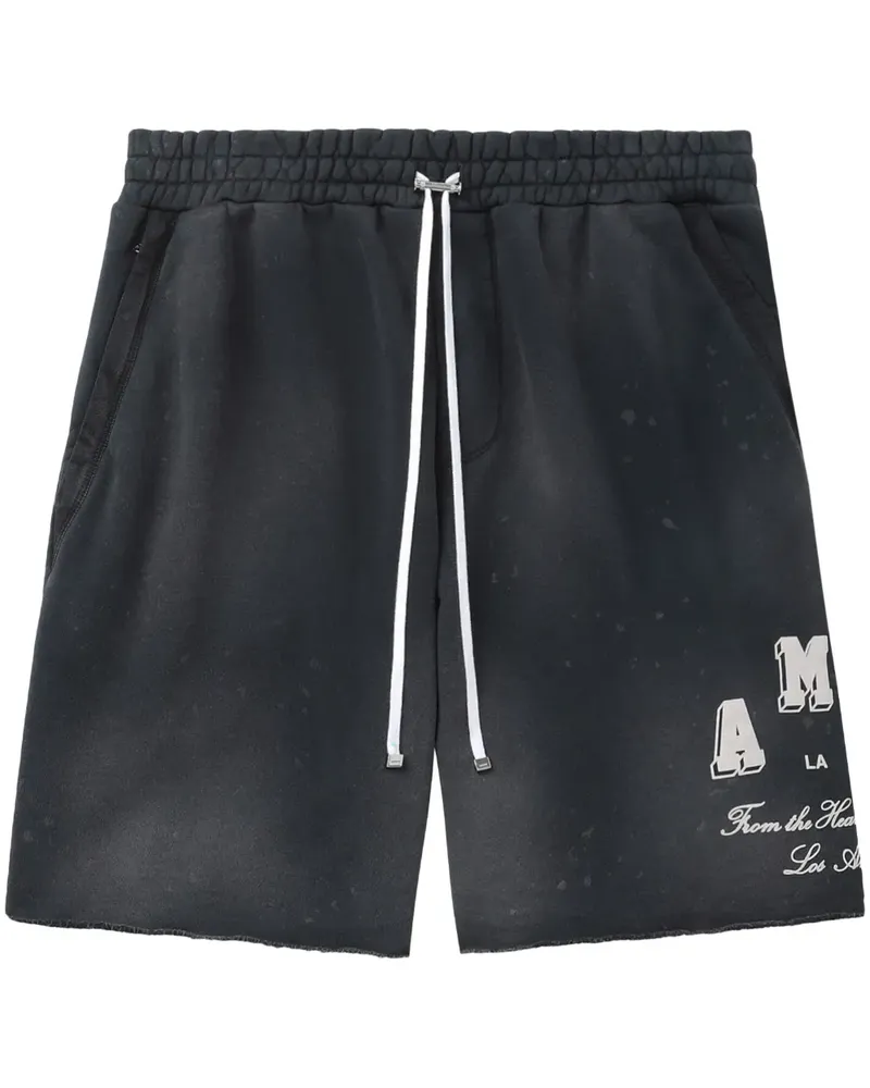Amiri Vintage Collegiate Joggingshorts - Schwarz Schwarz