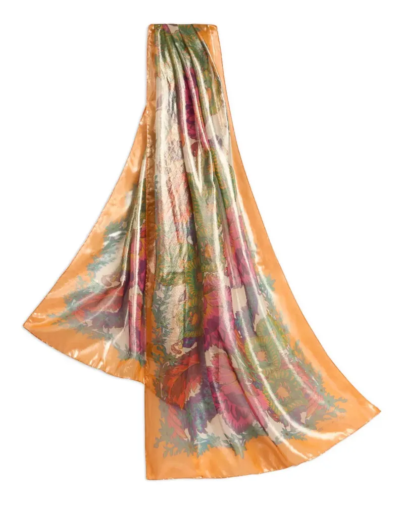Etro Seidenschal mit Print - Orange Orange