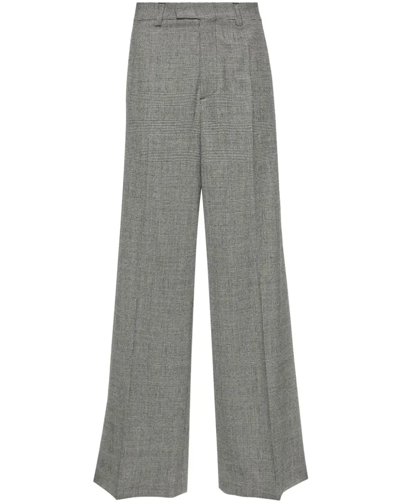 VETEMENTS Hose mit Prince-of-Wales-Karomuster - Schwarz Schwarz