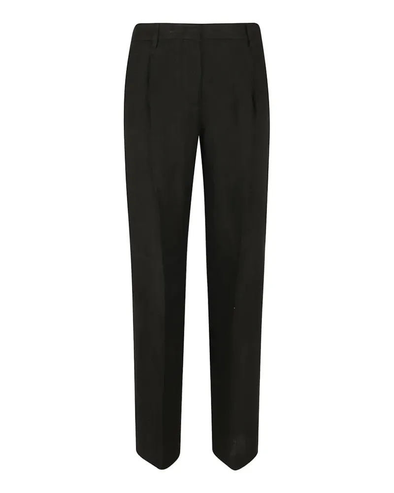 LARDINI pleated tailored trousers - Schwarz Schwarz