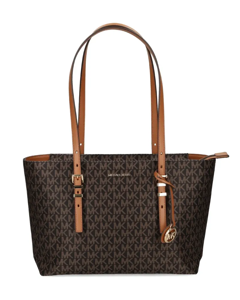 Michael Kors Mittelgroßer Quinn Tote Bag mit Monogramm - Braun Braun