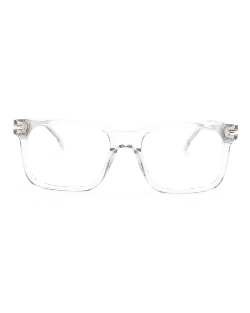 Carrera Brille mit eckigem Gestell - Grau Grau