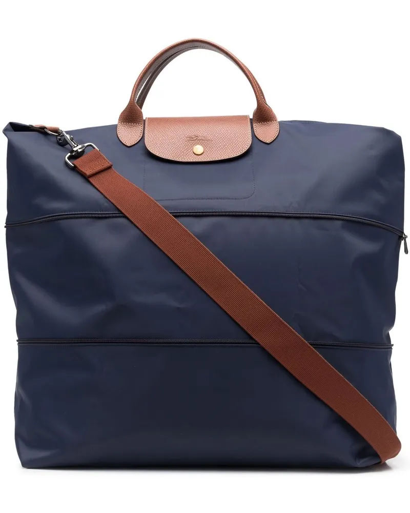 Longchamp Erweiterbare Le Pliage Reisetasche - Schwarz Schwarz