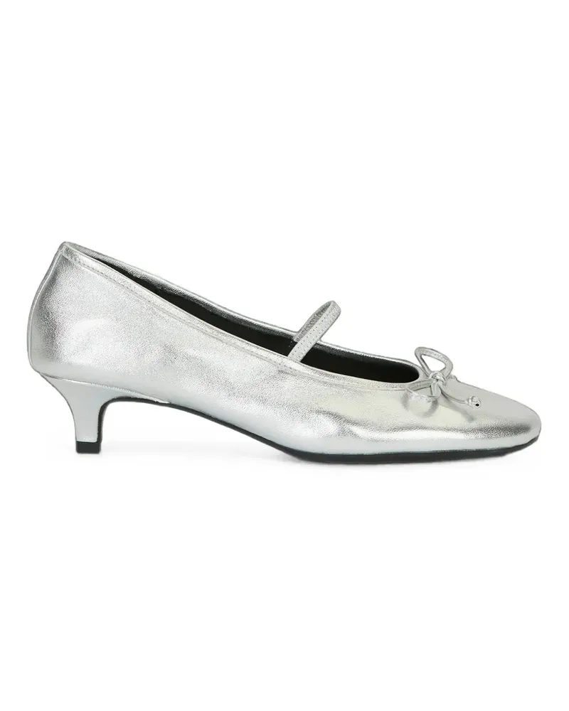 ash Elodie Bis Pumps mit Schleifendetail - Silber Silber