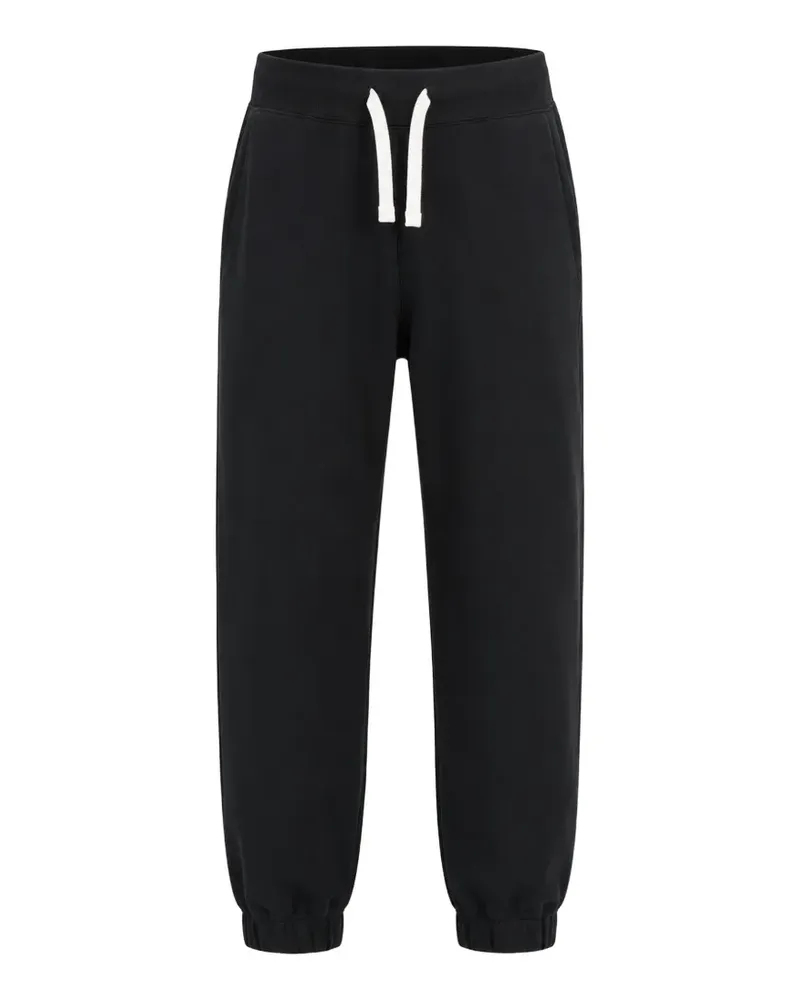 Handvaerk drawstring track pants - Schwarz Schwarz