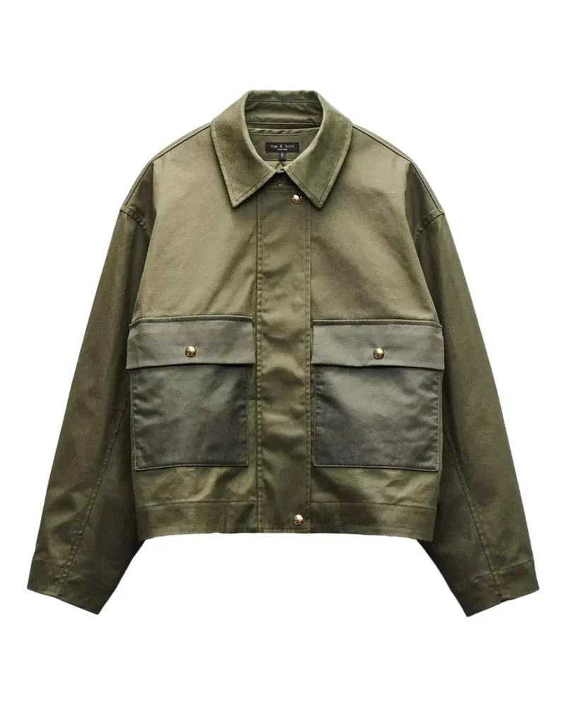 Rag & Bone Nonie Jacke im Layering-Look - Grün Grün