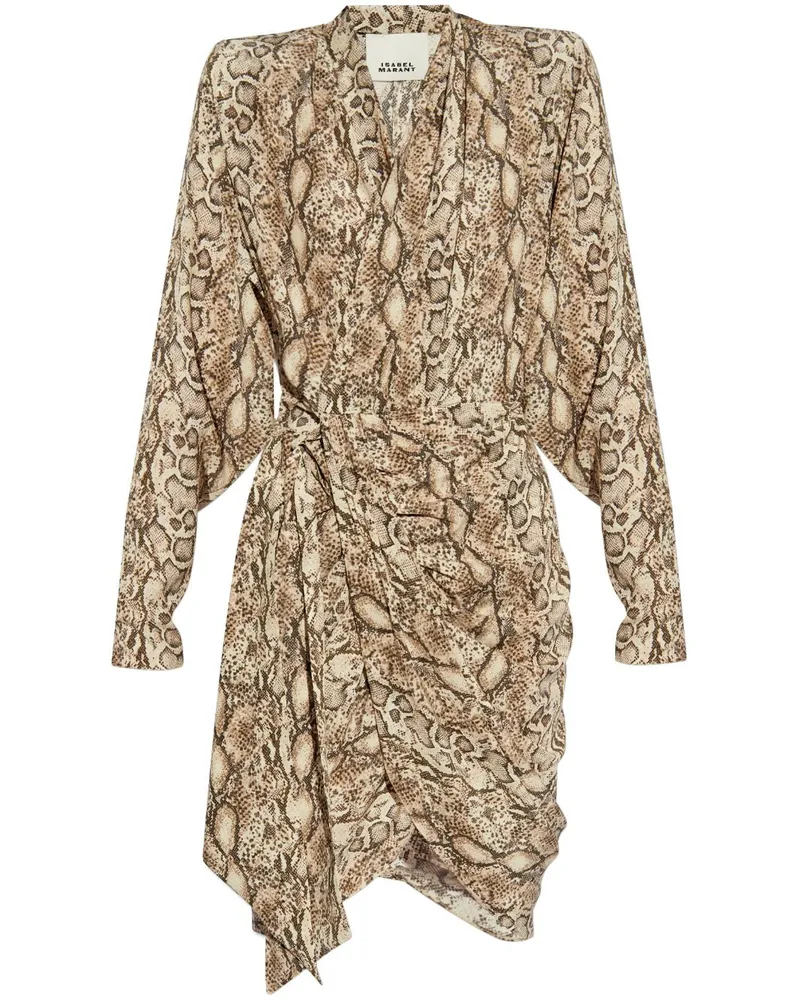 Isabel Marant Cleora Midikleid - Nude Nude