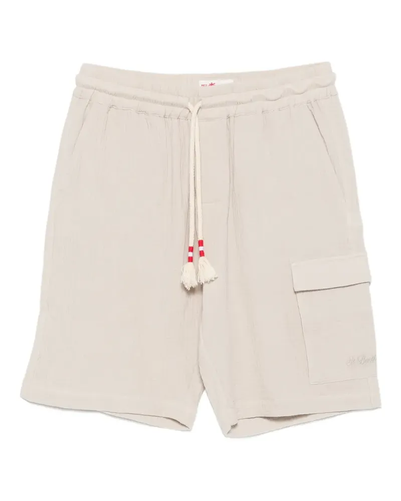 MC2 Saint Barth Marseille drawstring cargo shorts - Nude Nude