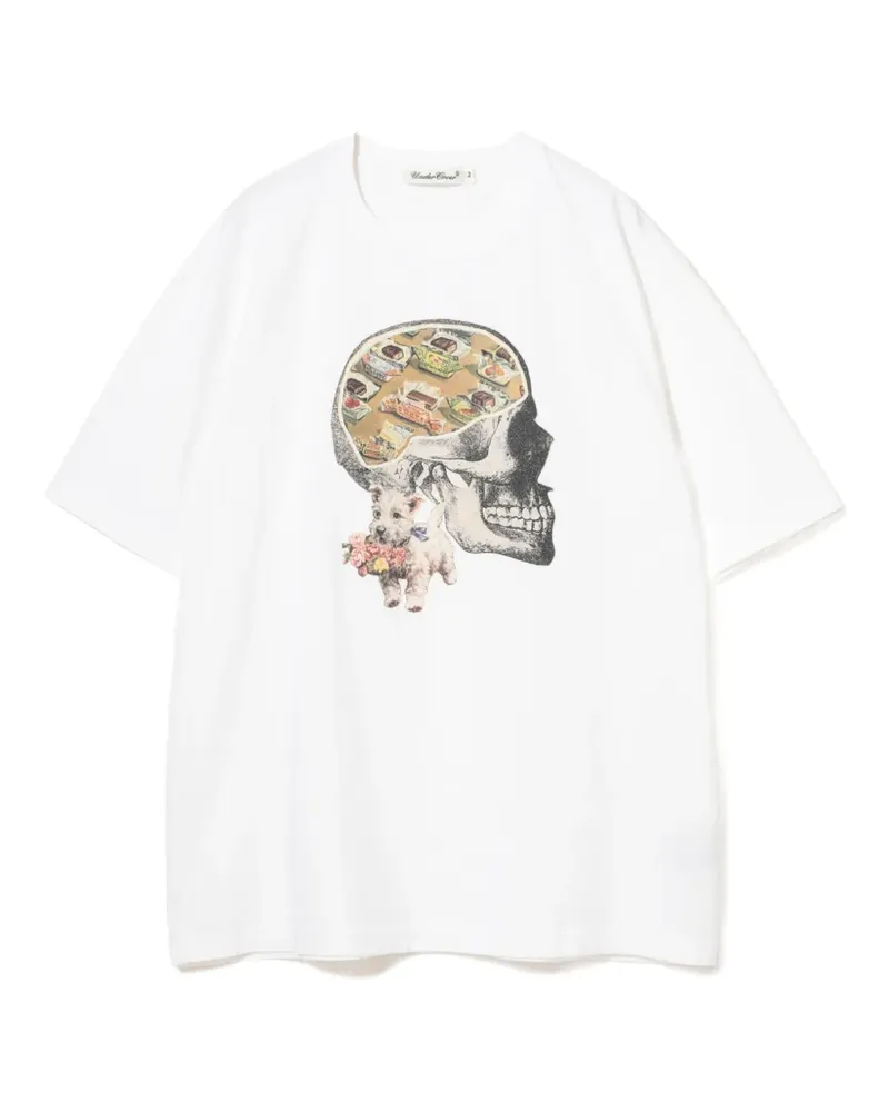 Undercover T-Shirt mit grafischem Print - Weiß Weiß