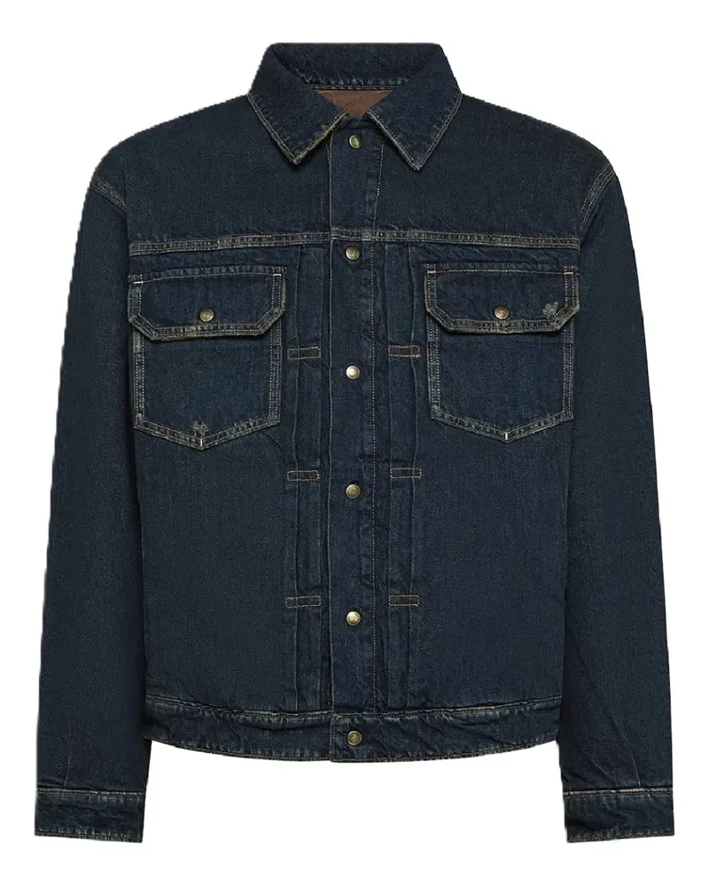 Cycle pocket button jacket - Blau Blau
