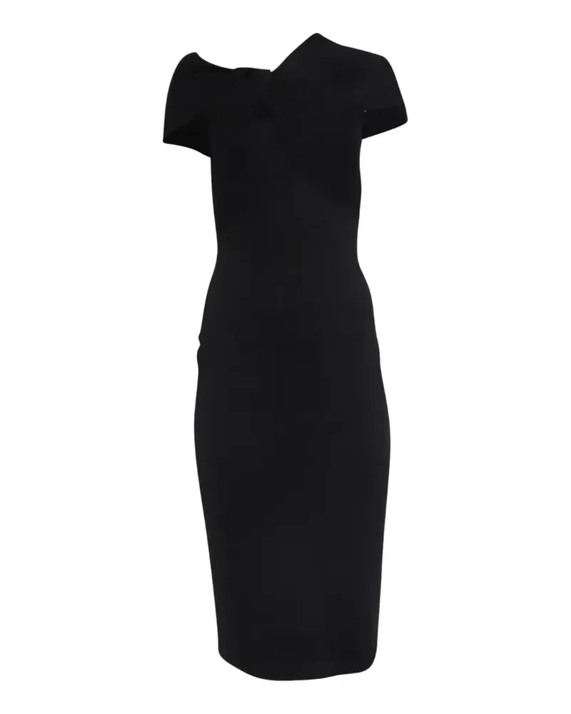 Victoria Beckham 2020s drapiertes Kleid - Schwarz Schwarz