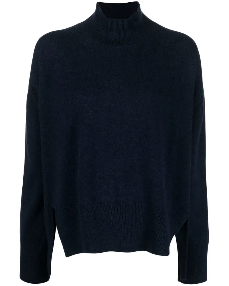 Barrie Pullover mit seitlichen Schlitzen - Blau Blau