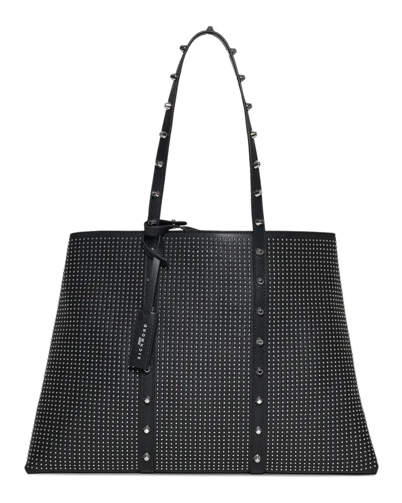 John Richmond studded-detail shoulder bag - Schwarz Schwarz