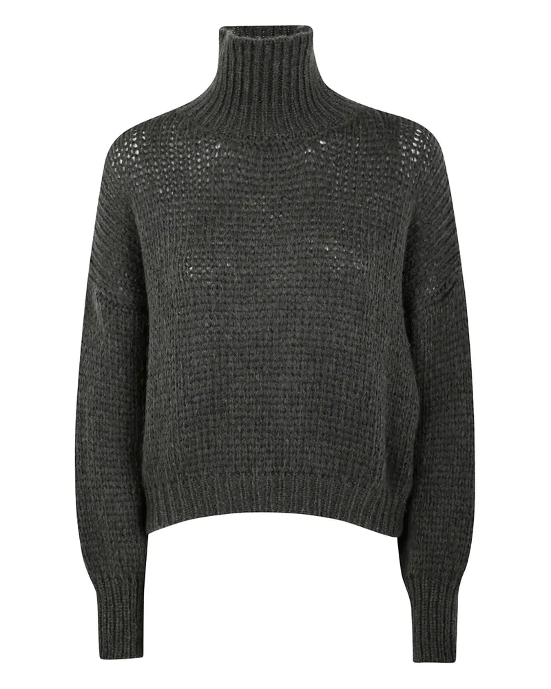 Nuur Rollkragenpullover aus Alpakawolle - Grün Grün