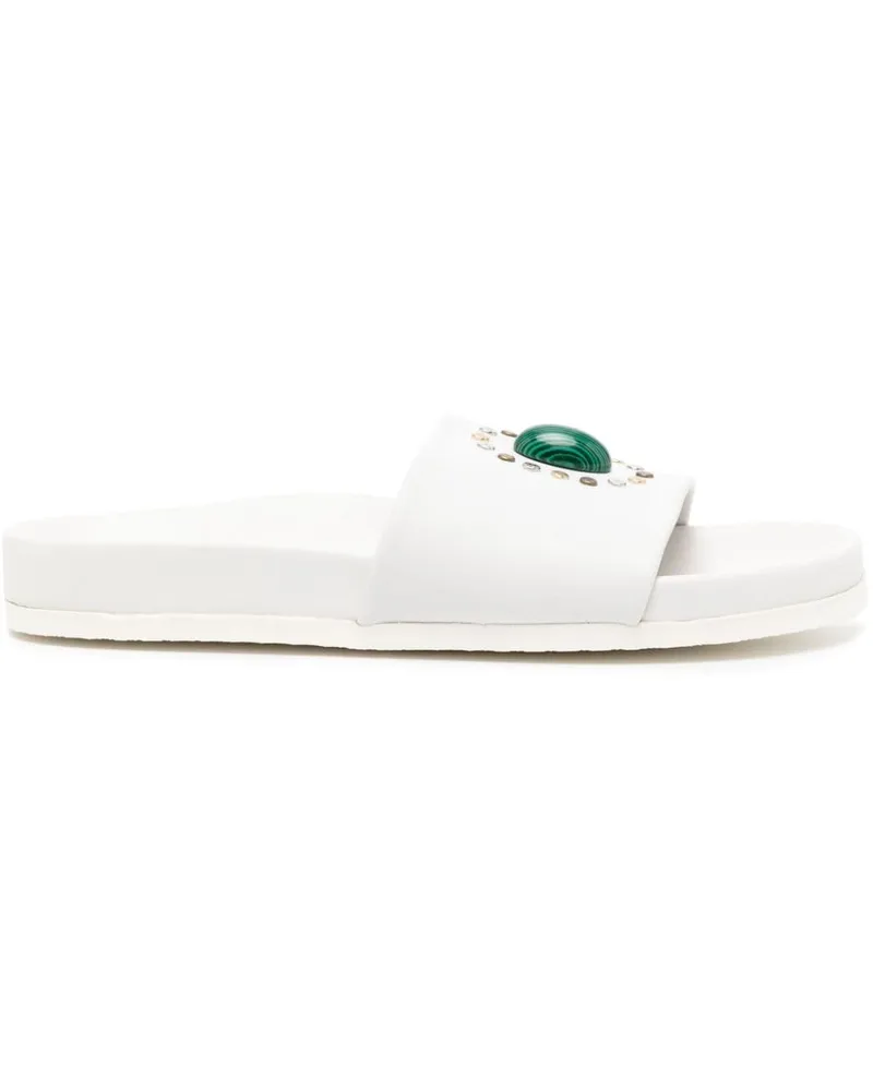 MADISON.MAISON Athena White Open Toe Sandalen Weiß