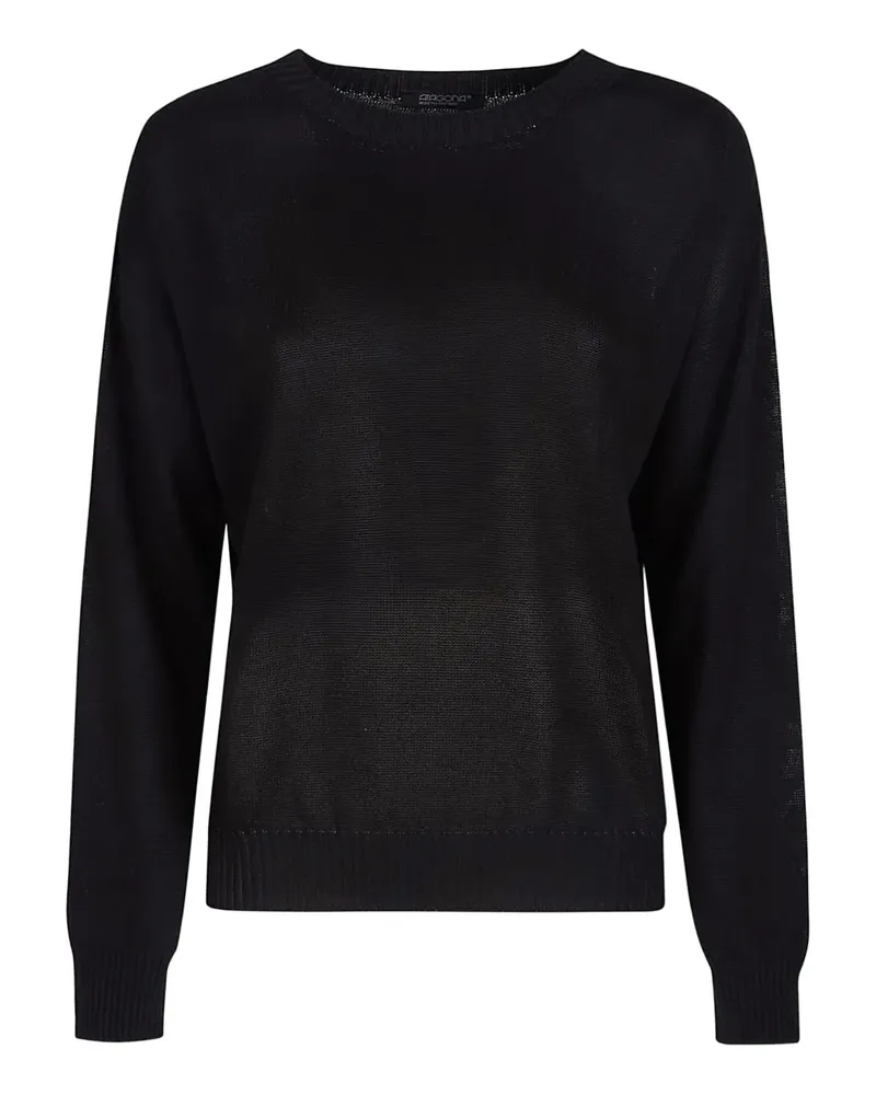 ARAGONA round-neck sweater - Schwarz Schwarz