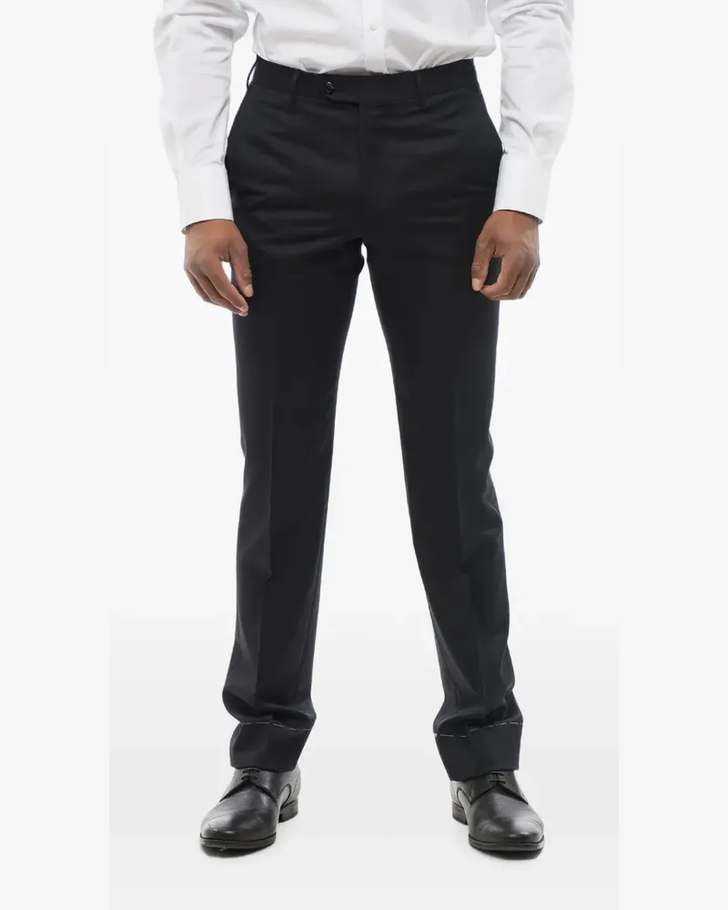 Corneliani Mantua wool trousers - Schwarz Schwarz