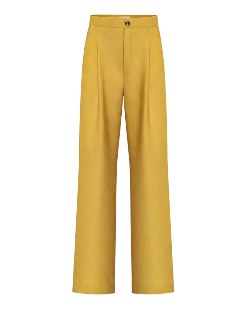 MARELLA Emme Hose mit Falten - Gelb Gelb