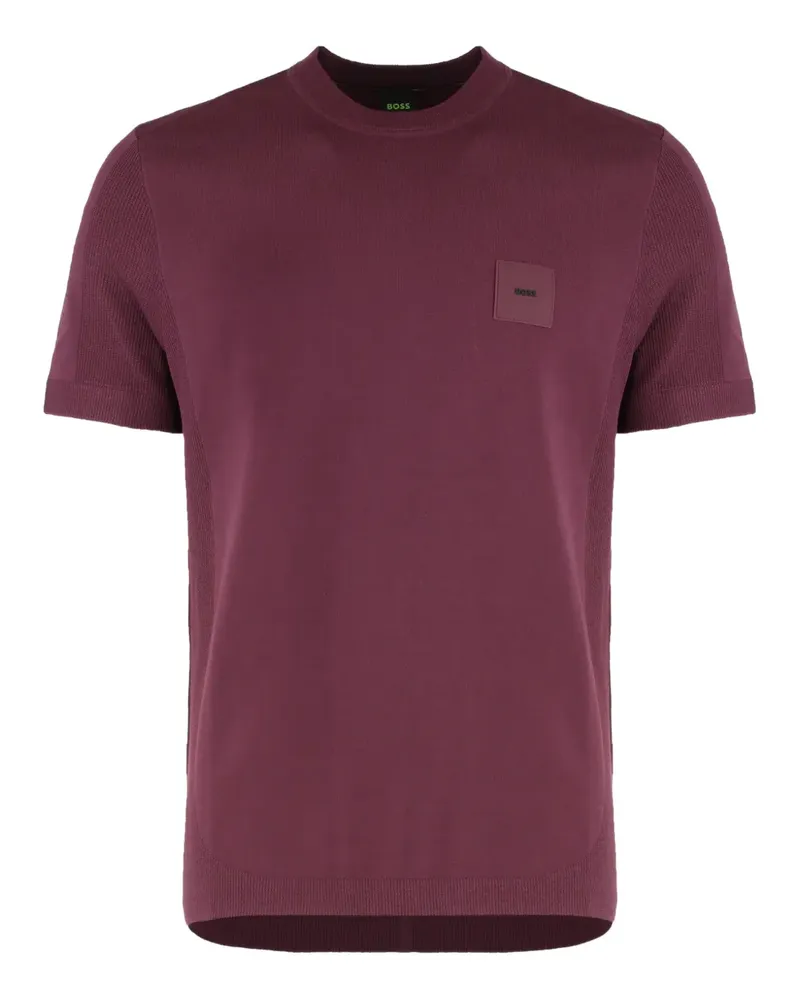 HUGO BOSS crew-neck T-shirt - Violett Violett