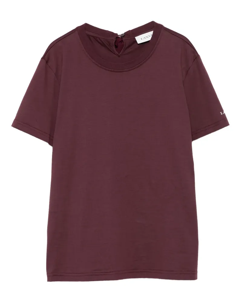 Lanvin keyhole tie-detail top - Violett Violett