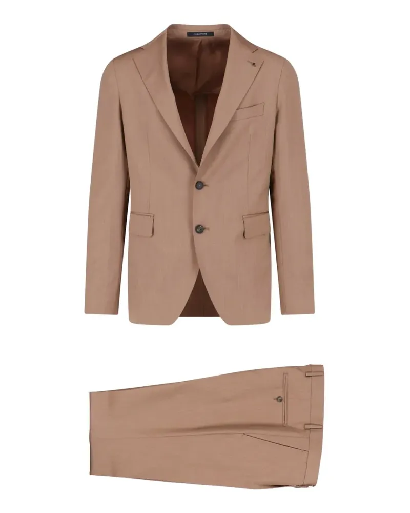 Tagliatore herringbone button suit - Braun Braun