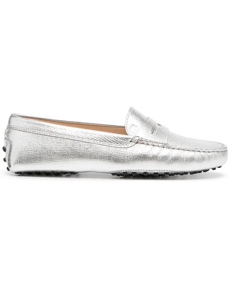 TOD'S Metallic-Loafer - Silber Silber
